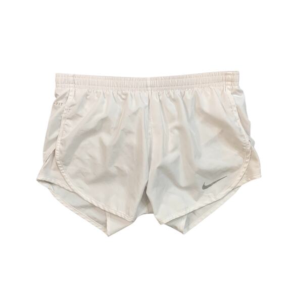 Nike Shorts Womens XS Extra Small White Dri Fit Tempo Brief Lined 3.5 In Running - Picture 1 of 12